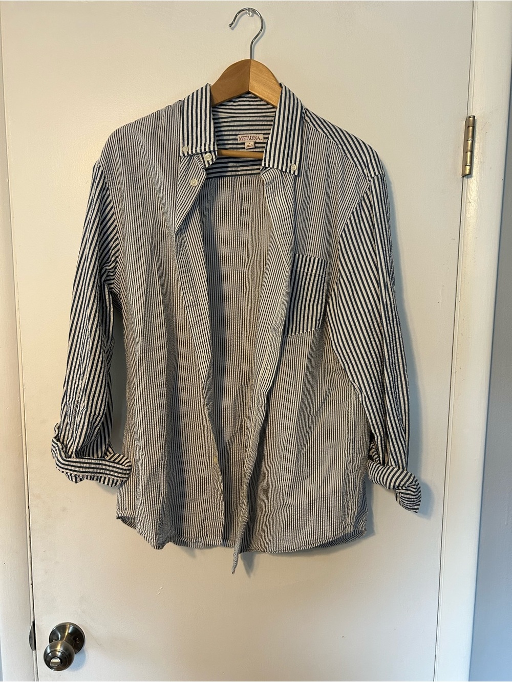 Merona Pin Stripe Button Down Shirt